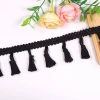 Factory direct sales of eco-friendly all-cotton brooms, tassels, lace clothing accessories and accessories, high-quality cotton thread lace in stock for wholesale Application Scenario